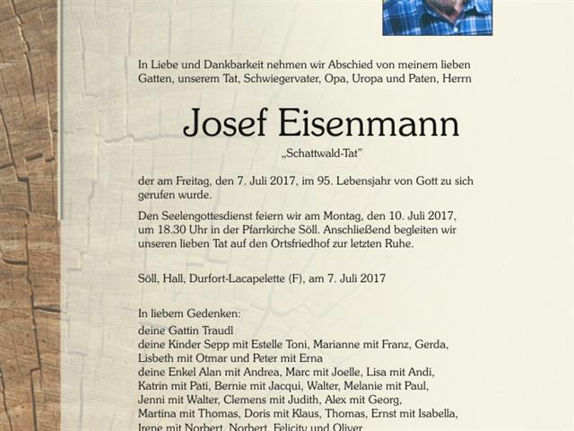 Josef Eisenmann